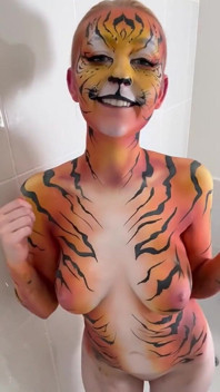 Tiger bodypaint chuveiro solo jogo