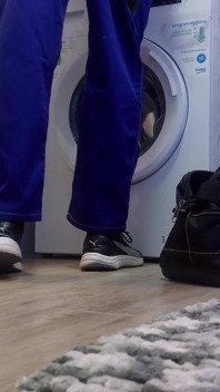 Housewife Stuck in Washing Machine and Plumber Fucked Her