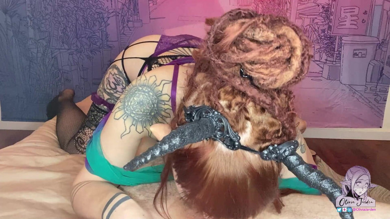 Olivia Jarden: Prezent xmas głębokie gardło od pani Krampus