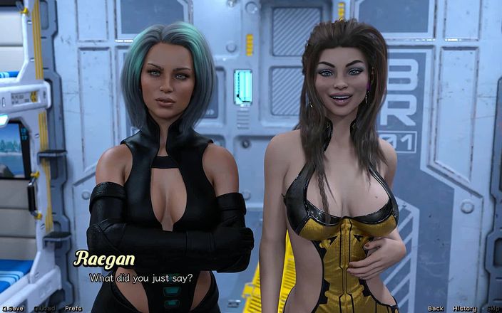 Dirty GamesXxX: अंतरिक्ष में फंसे: आकाशगंगा में हॉट लड़कियां। Ep.3