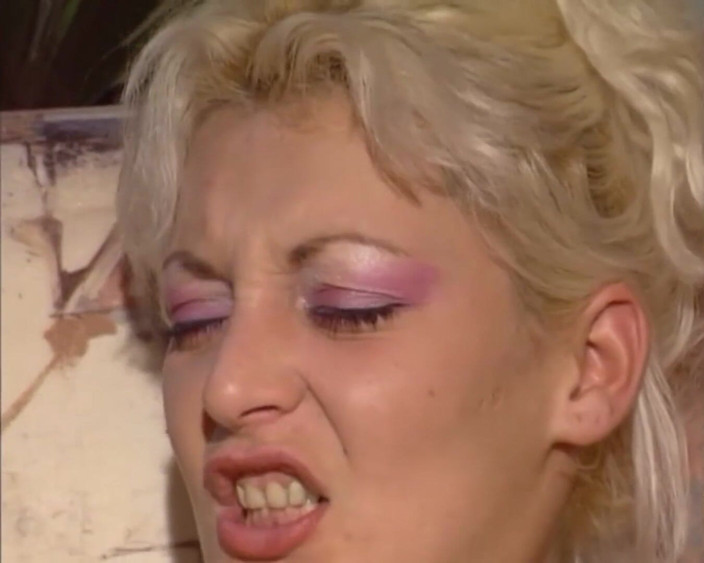 Vintage Climax: Blonde milf gets ass fucked and pussy fisted by brunette...
