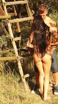 A Sweet Outdoor Getaway Date in a Treehouse and Passionate Kissing with His True Soulmate