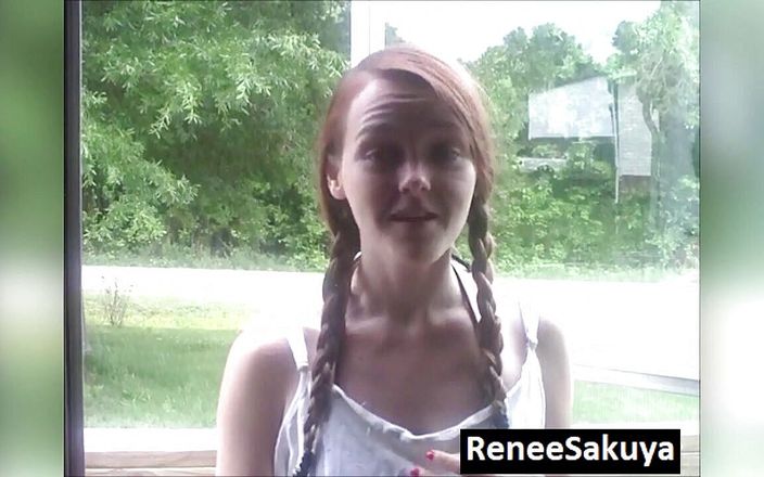 Renee Sakuyas Studio: College girl catches you jacking off to her pictures