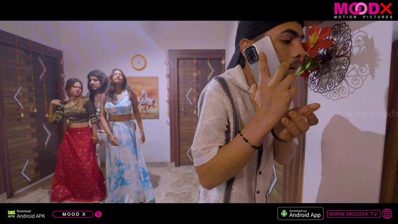 Mood X VIP: Indian Musclar Boy Enjoying Threesome Hardcore Sex with His Wife...