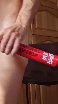 Clarabitch Baseball Batt nel profondo della teen bella cagna culo