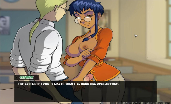 Hentai World: Witch hunter glasses nerd jerk me and show tits