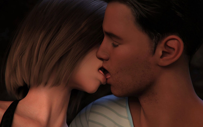 3D Cartoon Porn: Dominos Beach 6: Jhon night surfen eerste keer &amp; aansluiting zoe grot