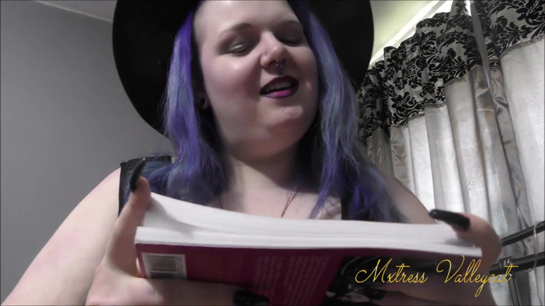 Mxtress Valleycat: A well read nob