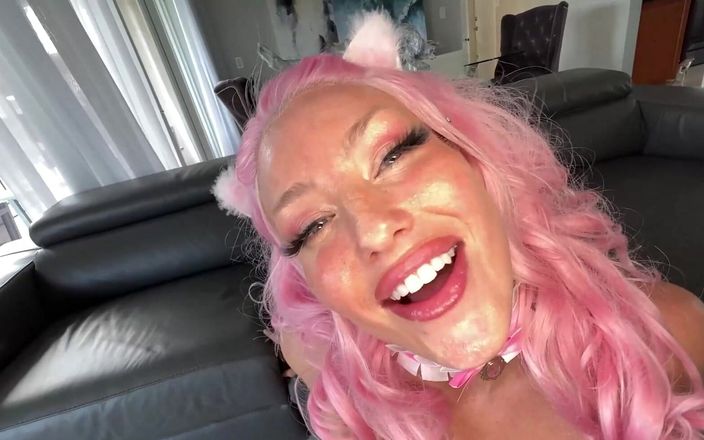JMac: Pink hair slut Mandy crawls out to my big dick...