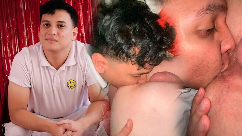 Tomas Styl: Cewek semok kolombia lagi asik nyepong kontol pacarnya di rumah...