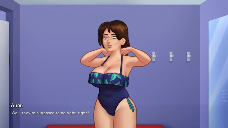 XXX Games Bunk: Summertime Saga - Gameplay - Roleplay - Debbie Wears Bikini