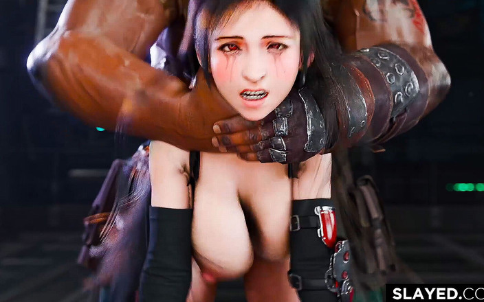 Ank Star: 大きな黒人コックの女の子との乱暴なセックスショック。Slayed.coomです。