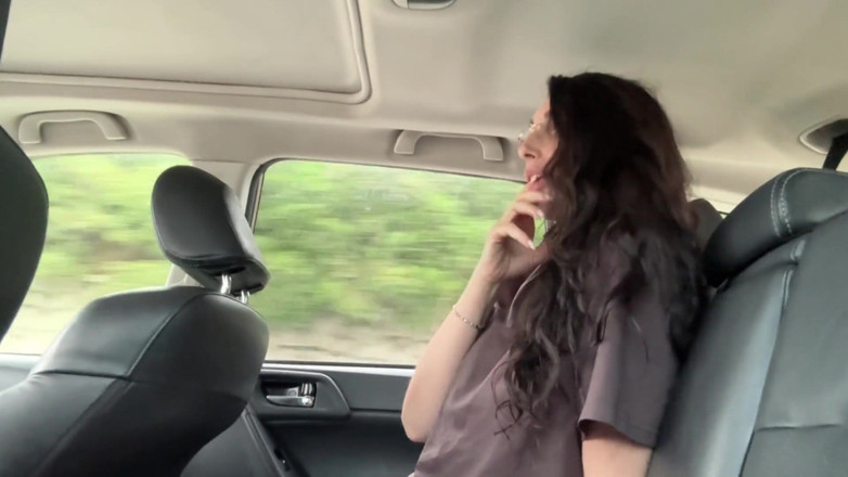 LizaVirgin: She Satisfied Herself in the Back Seat of the Car.