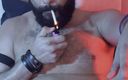 Robgrappler: Chill Evening Vibes: Smoking in Style with Speedo Lounge Session