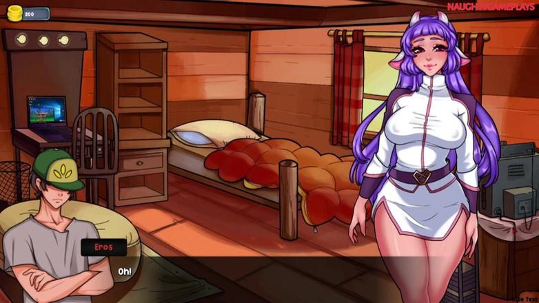 Naughty gameplays: Erosland 01 - Fete sexy hentai - joc porno 3D