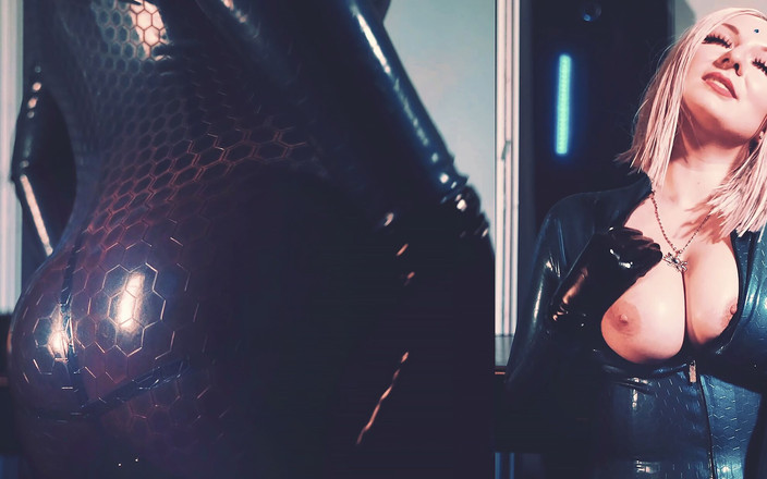 Arya Grander: Video fetish karet lateks dengan pantat bahenol dan toket besar...