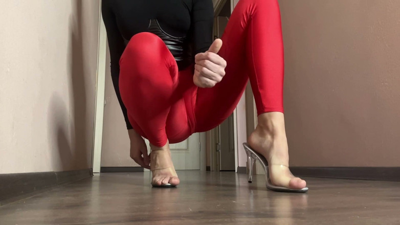Skinny_lady69: Heel Clicks Snaps jari, bingkap ketat domme lancar gelung lancar