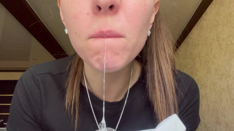 Hottie goddess: Mucus ve tükürük taşması aşırı yakın çekim fantezisi