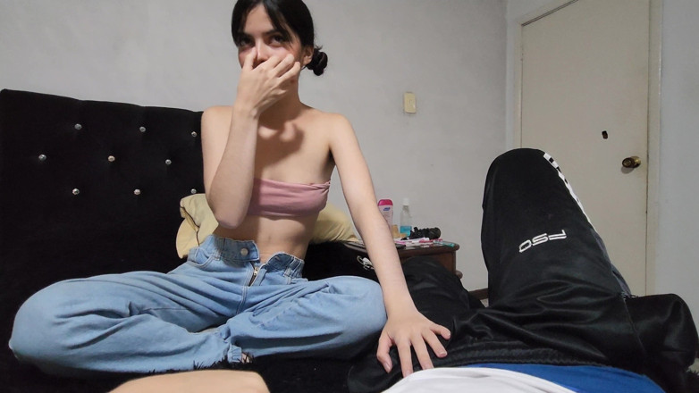 Jopy sex: Hot Stepsister Seduces Her Stepbrother to Fuck Her., Perfect Body...