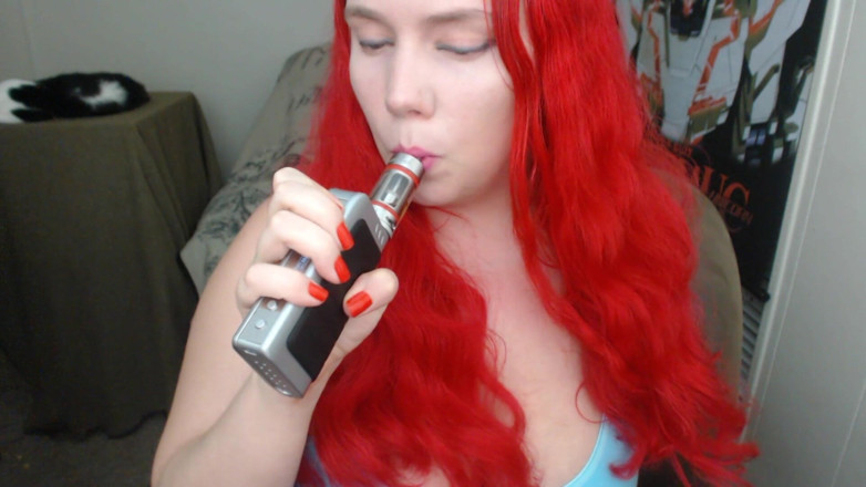 Scarlet Vixen: Cough Fetish Vaping Coughs
