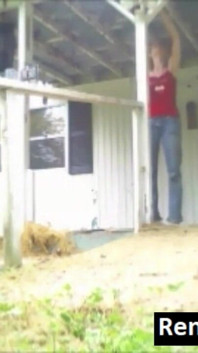 Locked out, gardening peeing in jeans accident