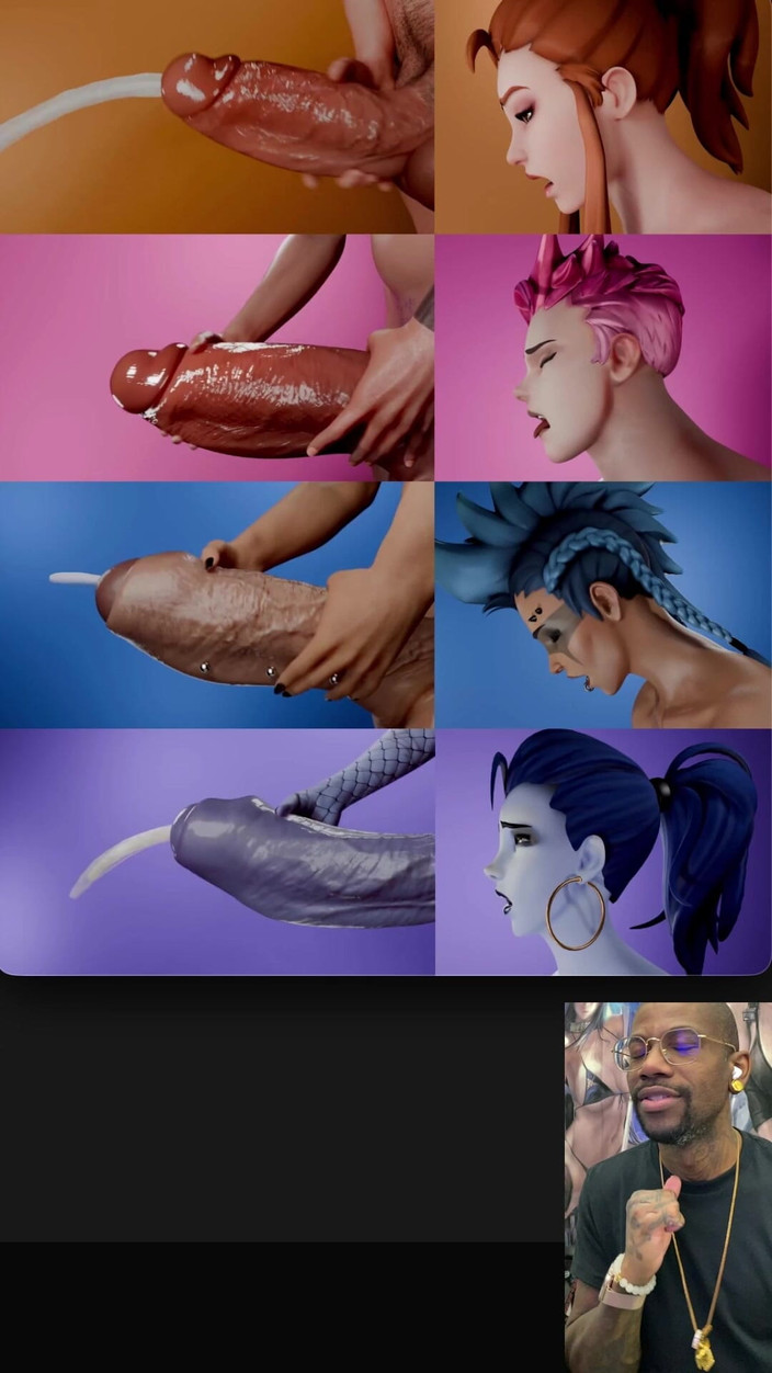 L6RD7BLU3 FUTA: Transpłciowy spust jebanie ciasnej cipki, Overwatch Transgenders Jerking off i...