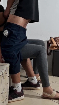 Flash of Dick in the Dentist's Waiting Room