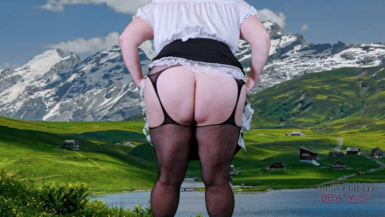 BBW_Wife: Frau Tetek Besar Di Pergunungan Untuk Oktoberfest - Awek montel matang...