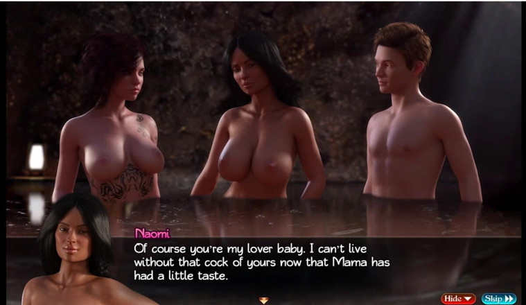 XXX Games Bunk: Treasure of Nadia - 22 - Gameplay - Roleplay - 3 Some in River with 2 MILF
