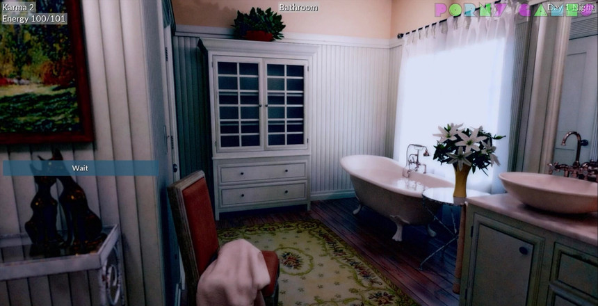 Porny Games: Cinta berambut blossoming - penyewa baru di rumah dengan wanita panas (1)