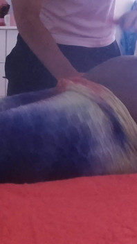 My Step Mother Asks Me for a Massage on Her Big Ass and I Can’t Resist, Spilling All My Semen Over Her Big Black Ass.