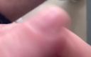 Karl Kocks: Close up teasing the head of my uncut cock before...
