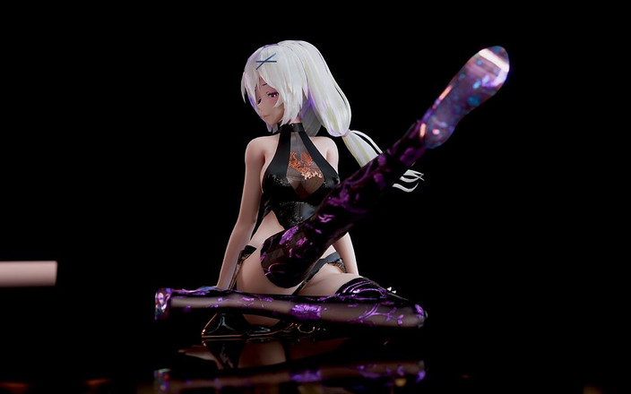 MikuMotion: [mmd] Haku-sesuatu succubus sut kulit ketat pendarfluor seksi pendarfluor