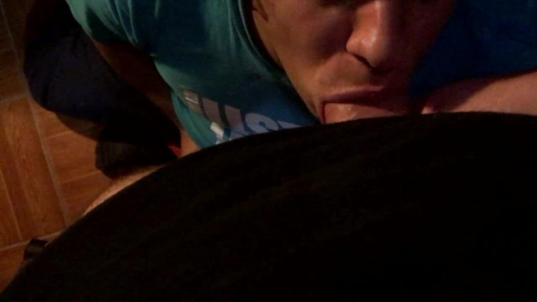 Glowfox Productions: Boy chugs down fat cock &amp; creams himself