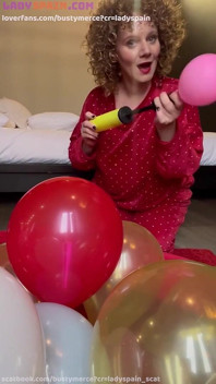 Merce Masturbates with Balloons, She's Super Horny, Look at Her Pussy