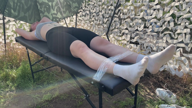 HotPrincessUA: Taped &amp; Tickled at the Picnic: Ticklers Total Control