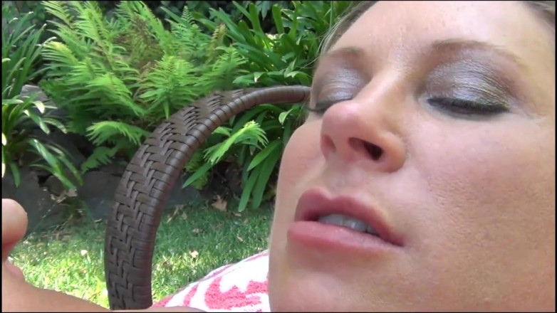 Hand Lotion Studios: Big tit milf fucked by the pool guy outside