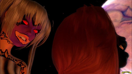 Gameslooper Sex Futanation: Двойная фута на девушке - Анимация