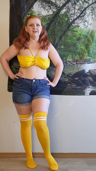 Double Facial for Innocent Redhead