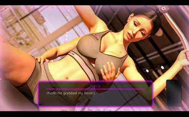 Erotic Krisso: Dualità-culo grosso tette in palestra