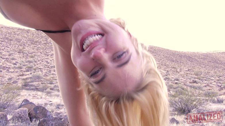 Analized: Chloe Cherry in Desert and Stuffed in Every Hole Outdoors