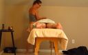 Justine Clover: Massage Room Web Camera Shows Sexy Masseuse Giving Client Happy...