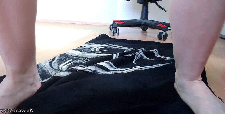 Veronikavonk: Horny Busty Redhead with Great Thick Ass in Red Lingerie...