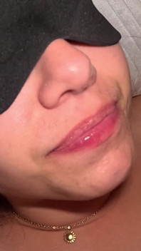 Homemade Blindfolded Cumshot in Mouth and Swallow