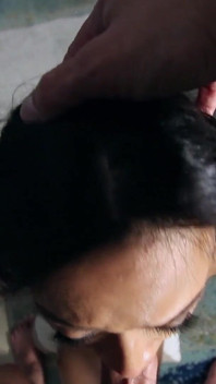 Little Asian Jade Gets a Mouth Full of Cum