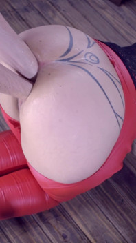 Extreme Anal Bottle Insertion