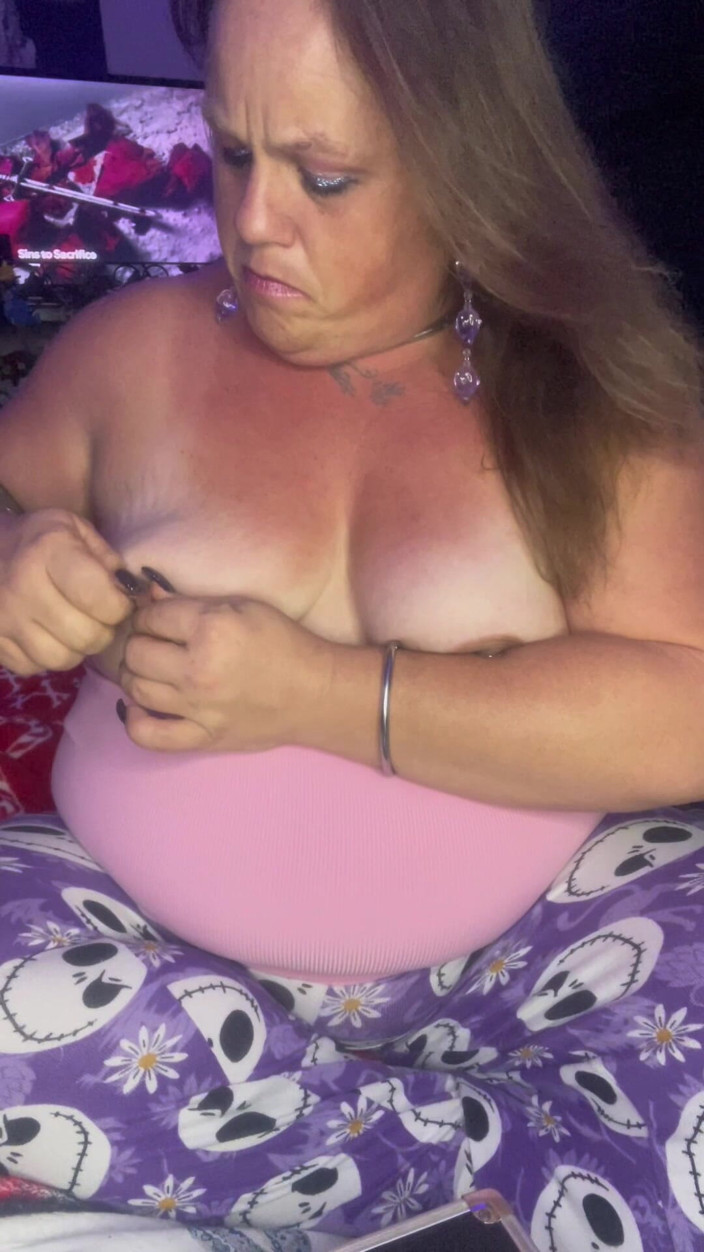 Heather Lynn: Changing Into Fancier Nipple Rings