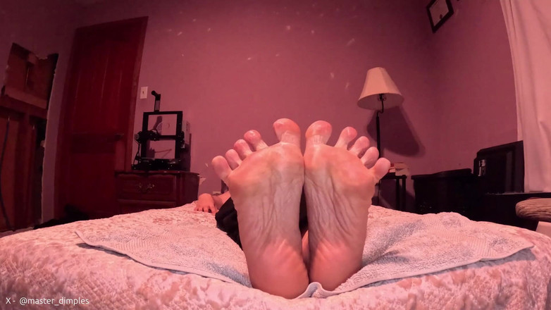 Mr Dimples: Goon to My Oily Soles - Oily Foot JOI