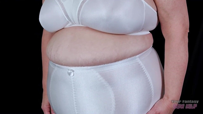 BBW_Wife: Retro Granny Panties and Bra - My Mature MILF Hairy Cunt...