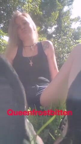 Queen Frostbitten: Worship my amazing chucks